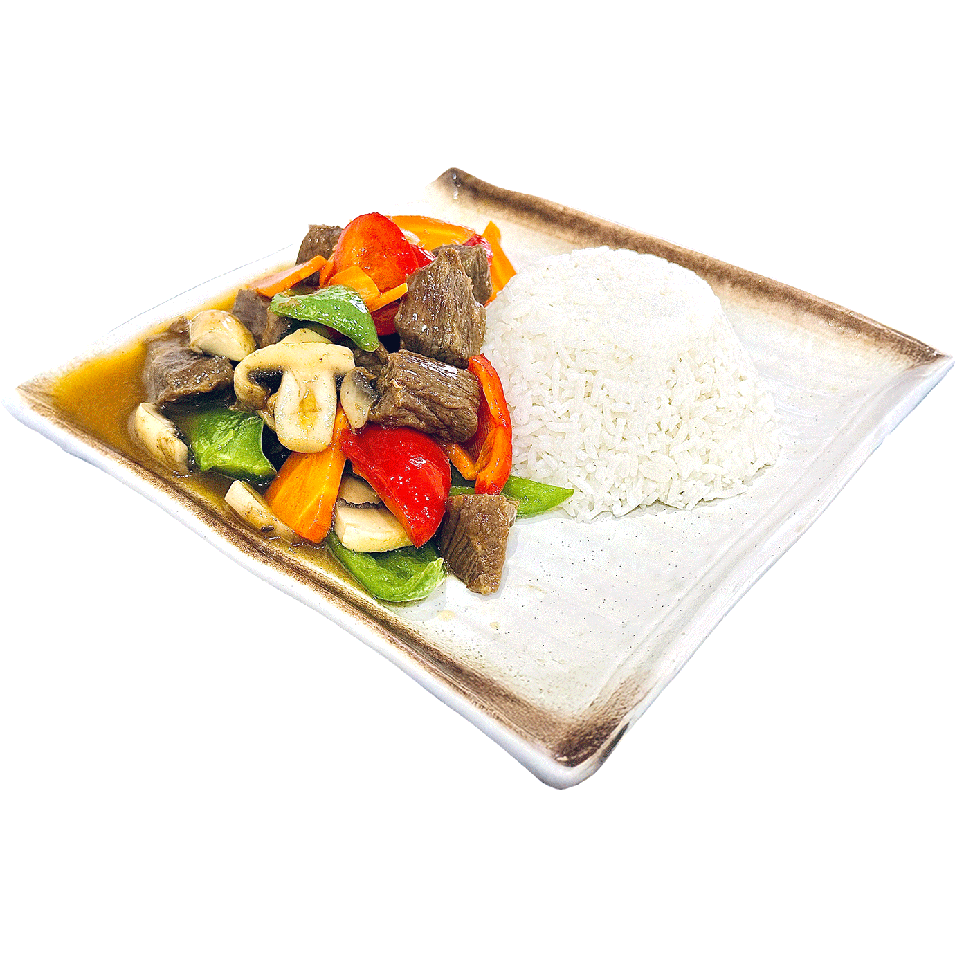 Ternera con arroz